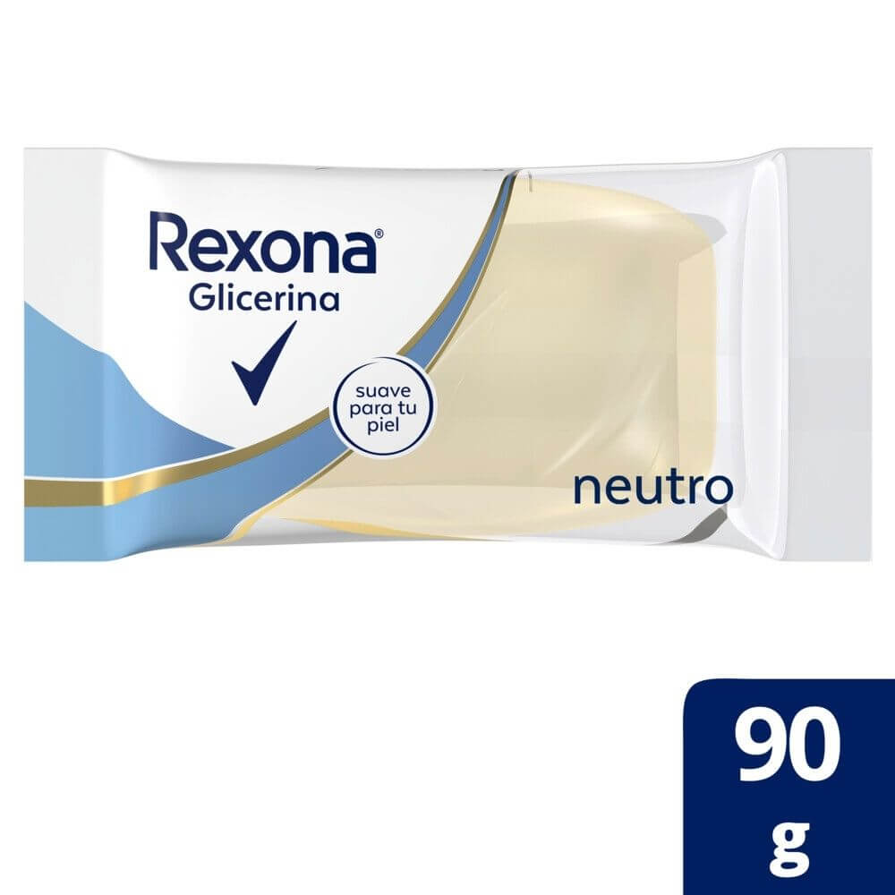 Jabon de Glicerina Neutro Hipoalergenico Rexona 90 gr