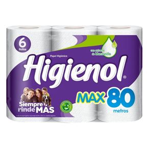 Papel Higienico Doble Hoja Higienol Plus x 4 Un