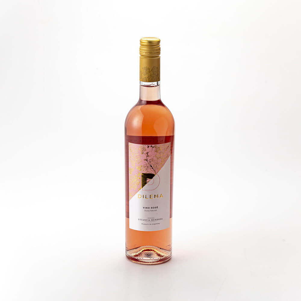 Vino Rosado Dulce Natural Dilema 750 cc - arjosimarprod