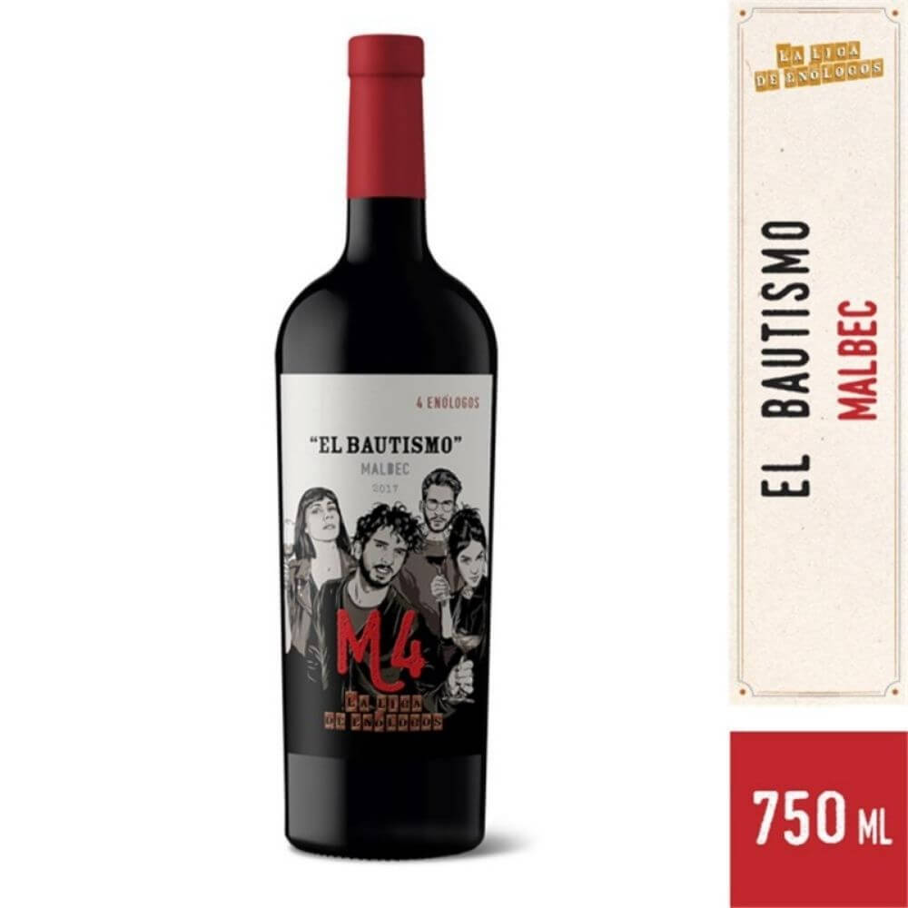 Vino Malbec El Bautismo 750 Cc - Arjosimarprod