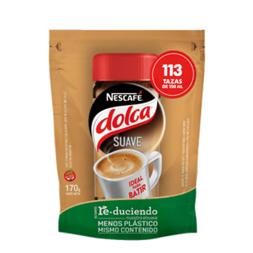 Cafe Suave Re Nescafe Dolca Doy Pack 170 gr arjosimarprod